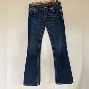 Miss Me Dark Indigo Flare Jeans
